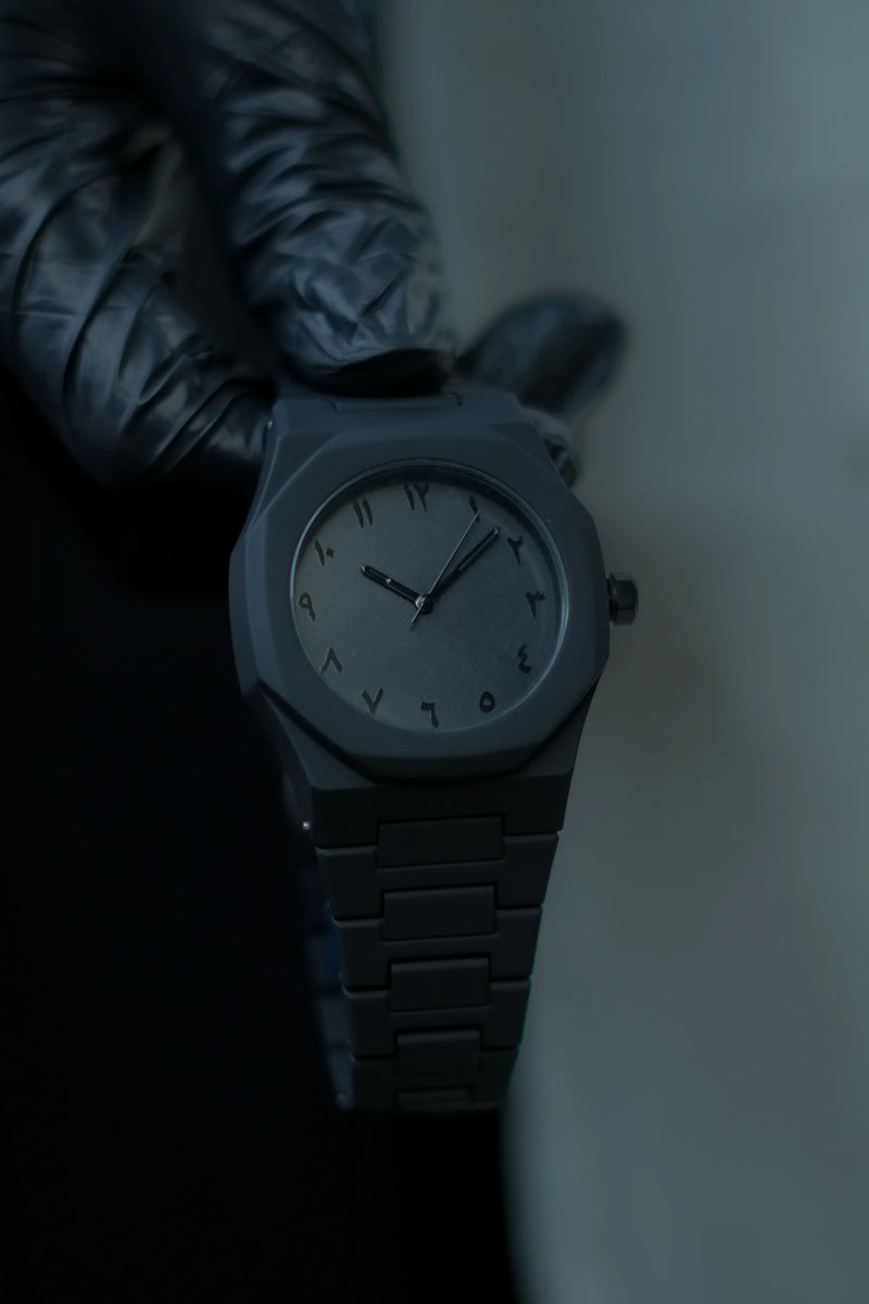 PREMIUM QUALITY BLACK ARABIC AURA WATCH BY URBAN ZEST